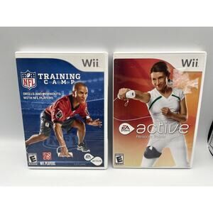 Wii NFL Training Camp & EA Active - Complete Bundle